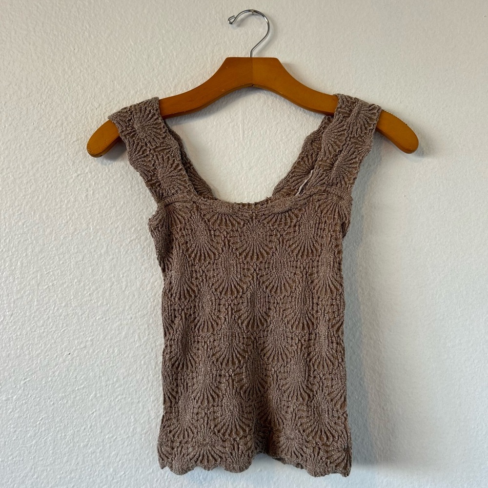 FP Intimately Love Letter Cami Dark Mushroom Size XS/S